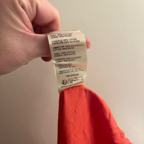 Anthropologie Long Sleeve V-neck Dress in size L - Picture 6 of 8